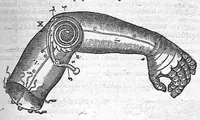 An illustration from Les Oeuvres d’Ambroise Paré, conseiller et premier chirurgien du roy, divisées en vingt-sept livres : avec les figures et portraicts tant de l’Anatomie que des instruments de chirurgie et de plusieurs monstres : reveuz et augmentez par l’autheur pour la seconde Edition, Paris, (1579)