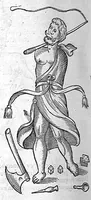 An illustration from Les Oeuvres d’Ambroise Paré, conseiller et premier chirurgien du roy, divisées en vingt-sept livres : avec les figures et portraicts tant de l’Anatomie que des instruments de chirurgie et de plusieurs monstres : reveuz et augmentez par l’autheur pour la seconde Edition, Paris, (1579)