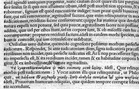 An illustration from Antonii Musae Brasavoli medici ferrariensis in octo libros aphorismorum Hippocratis et Galeni, Commentaria et Annotationes (1541)