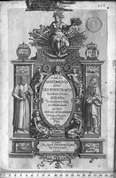 Picture 1 of 38 from Tables anatomiques avec les pourtraicts et declaration d'iceulx ensemble un denombrement de cinq cens maladies diverses, au Roy par Jac. Guillemeau d’Orleans, Chirurgien du Roy et Juré a Paris, [suivi de] Anatomie universelle du corps humain en tables methodiques. Avec les portraicts et figures de chacune des parties et declaration d’icelles. Divisee en sept livres ensemble un denombrement de cinq cens maladies diverses. Au Roy par Jaques Guillemeau, chirurgien du roy, et jure a Paris, (1586), leaf 0