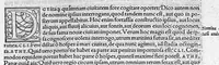 An illustration from Platonis opera qvae ad nos extant omnia per Ianvm Cornarivm Latina lingua conscripta Eiusdem Iani Cornarii eclogæ decem, breuiter et sententiarum et genuinæ verborum lectionis, locos selectos complectentes ; Additis Marsilii Ficini argumentis et commentariis in singulos dialogos cum indice rerum memorabilium elaboratissimo (1561)