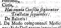 An illustration from Lindenius renovatus sive Johannis Antonidae Van der Linden De Scriptis Medicis libri duo (1686)