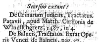 Picture 4 of 12 from Lindenius renovatus sive Johannis Antonidae Van der Linden De Scriptis Medicis libri duo (1686), leaf 141
