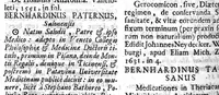 An illustration from Lindenius renovatus sive Johannis Antonidae Van der Linden De Scriptis Medicis libri duo (1686)