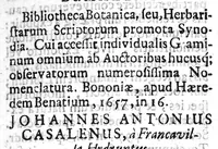 An illustration from Lindenius renovatus sive Johannis Antonidae Van der Linden De Scriptis Medicis libri duo (1686)