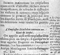 Picture 6 of 7 from La pharmacopee de M. Laur. Joubert, Professeur en Medecine, Docteur Royal, et Chancelier en l’Université de Montpellier. Ensemble les Annotations de Jean Paul Zangmaisterus, Conseiller de ladicte Université, mises en marge, (1592), leaf 424