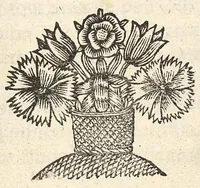 An illustration from De la nature des bains de Bourbon et des abus qui se commettent à présent en la boisson de ces eaux... (1650)