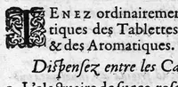 An illustration from Ordonnances sur la composition des medicamens, que les Apothicaires doivent dispenser en leurs boutiques : reformees et illustrees (1603)