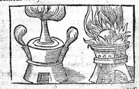 An illustration from Quatre livres des secrets de medecine et de la philosophie chimique, faicts françois par M. Jean Liebaut (1579)