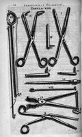 An illustration from Cheiroplotheke, seu... Armamentarium chirurgicum XLIII tabulis... exornatum. Opus posthumum... (1656)