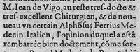An illustration from Traicté de la cure generale et particuliere des arcbusades, Paris, C. Morel, 1625 (1625)