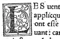 An illustration from La chirurgie de Paulus Aegineta. Qui est le sixiesme livre de ses Oeuvres. Item ung Opuscule de Galien, des tumeurs contre nature. Plus ung Opuscule dudict Galien, de la maniere de curer par abstraction de sang. Le tout traduict de Latin en Françoys par Maistre Pierre Tolet Medecin de l’Hospital de Lyon, (1540)