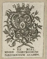 An illustration from Oeuvres du sieur Jacq. De Marque...contenant sa Methodique Introduction à la Chirurgie, divisée en deux parties...Ensemble son Traité des Bandages...me tout représenté par figures gravées en cuivre (1662)