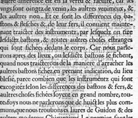 An illustration from Les Institutions chirurgiques de Jean Tagault,...nouvellement traduictes de latin en francoys... (1549)