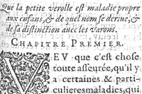 An illustration from Le chasse-vérole des petits enfans, (1610)