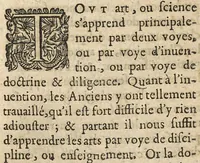 An illustration from Onomatologie chirurgique ou explication des mots grecs appartenans à la chirurgie...avec un petit traicté de la correspondance des meteores... (1644)