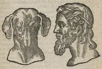 An illustration from La physionomie humaine de Jean Baptiste Porta...diviséee en quatre livres...premiere edition (1655)