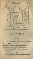 An illustration from Les Oeuvres...contenant la chiromence, physionomie, l'art de memoyre de Raymond Lulle ; traicté des divinations ; augures & songes...derniere edition, reveue,.. (1640)