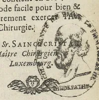 An illustration from La chirurgie pratique qui contient en bref, une metode facile pour bien & dextrement exercer l'art de la chirurgie (1697)