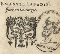 An illustration from L'aspirant a la maistrise en chirurgie (1653)