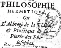 An illustration from L'Idée parfaicte de la philosophie hermétique, ou l'abrégé de la theorie et practique de la pierre des philosophes... (1630)