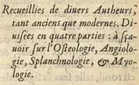 Picture 4 of 9 from Questions anatomiques, recueillies de divers autheurs, divisées en quatre parties (1648), leaf 12
