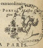 An illustration from Discours anatomiques sur le sujet d'un enfant d'une figure extraordinaire (1671)