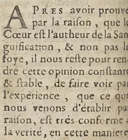An illustration from Questions nouvelles sur la sanguification et circulation du sang (1666)