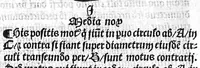 An illustration from Phlebotomie artificielle utile aulx medecins, et tresnecessaire à tous chirurgiens et barbiers instructive quant et comment il fault artificiellement phlebotomer toutes veines du corps humain, novellement composee par Mons. maistre Guilliaulme du Puis, medecin ordinaire du tresvenerable et noble convent de sainct Chiefz. Et citoyen de la tresrenommee Cite de Grenoble en Daulphine, (1536)
