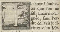 An illustration from L'art de saigner, accommodé aux principes de la circulation du sang... (1686)