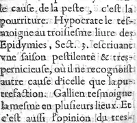 An illustration from Le preservatif contre la peste avec moyen de garir ceux qui en sont affligez... (1621)