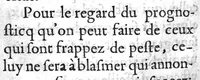 An illustration from Le preservatif contre la peste avec moyen de garir ceux qui en sont affligez... (1621)