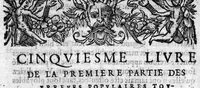 An illustration from La premiere et seconde partie des erreurs populaires, touchant la Medecine et le regime de santé. Par M. Laur. Joubert, Conseiller et Medecin ordinaire du Roy de France et de Navarre, premier Docteur Regent, Chancelier et Juge de l’Université de Medecine de Montpellier. Avec plusieurs autres petits traitez, lesquels sont specifiez en la page suyvante (1601)