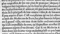 An illustration from La premiere et seconde partie des erreurs populaires, touchant la Medecine et le regime de santé. Par M. Laur. Joubert, Conseiller et Medecin ordinaire du Roy de France et de Navarre, premier Docteur Regent, Chancelier et Juge de l’Université de Medecine de Montpellier. Avec plusieurs autres petits traitez, lesquels sont specifiez en la page suyvante (1601)