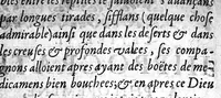 An illustration from La conference et entrevue d'Hippocrate et de Democrite. Tirée du grec et commentee par Marcellin Bompart (1632)