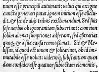An illustration from Hippocratis Coi, medicorum Principis, De Natura Hominis liber : Graece et Latine. Accesserunt Blasii Hollerii Vivariensis, Philosophi ac Medici, Commentaria, iam primum recognita et aucta (1561)