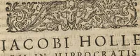 Picture 7 of 10 from Jacobi Hollerii In Aphorismos Hippocratis commentarii septem. Recens per Joan. Liebautium in lucem editi : ejusdem scholiis doctissimis illustrati. (1620), leaf 674