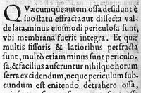 An illustration from Hippocratis Chirurgia de Medico; de vulneribus; de hæmorrhoidibus; de fistulis; de vulneribus capitis, nunc primum Graece restituta, Latinitate donata, et commentariis illustrata. A. Steph. Manialdo ... (1619)