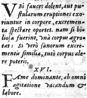 An illustration from [Hippokratous Aphorismon Tmemata =]Aphorismi Hippocratis latino sermone expressi, Guilielmo Plantio,... interprete (1621)
