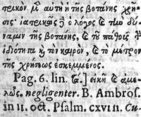 An illustration from Hippokratous peri tôn Pharmakôn kathairontôn = Hippocratis de Pharmacis purgantibus Libellus Ex Cuiaciano cod. à R. P. S. I. exscriptus : hactenus in plerisque Hippocratis editionibus desiratus. Fed. Morellus professorum Reg. decanus Lat. vertit et notis illustravit. (1621)