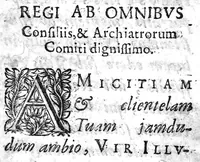 An illustration from Hippocrates : de inustionibus, sive fonticulis... autore Raymundo Restaurant... Adjuncta est Oeconomia physiologicorum Hippocratis redivivi (1681)