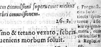 Picture 8 of 17 from Aphorismorum Hippocratis,coi dispositiva methodus exquisito doctrinae ordine institutor segmentis quatuor comprehensa... opera et studio I. Ae. Marin (1639), leaf 114
