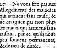 Picture 15 of 40 from Les aphorismes d'Hippocrate avec son serment, mis en françois par le Sr. de Mirabeau... (1643), leaf 51