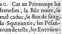 An illustration from Les aphorismes d'Hippocrate avec son serment, mis en françois par le Sr. de Mirabeau... (1643)