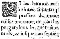 An illustration from Les aphorismes d'Hippocrate avec son serment, mis en françois par le Sr. de Mirabeau... (1643)
