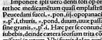 An illustration from Scribonii Largi,... de Compositione medicamentorum liber, jampridem Jo. Ruellii opera e tenebris erutus... Antonii Benivenii libellus de abditis... ac mirandis morborum et sanationum causis. Polybus de salubri victus ratione privatorum, Guinterio Joanne Andernaco interprete (1529)