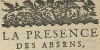 An illustration from la presence des absens ou facile moyen de rendre présent au Médecin l'estat d'un malade absent... (1642)