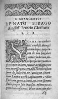 Picture 3 of 6 from Theophrastou tou philosophou ellogimôtatou Peri idrotôn, kai peri iliggôn = Theophrasti philosophi nobilissimi De sudoribus libell. vnus, De vertigine libell. alter e Graeca lingua in Latinam conuersi, et annotationibus illustrati, per Bonauenturam Grangerium ... nunquam antea Latine editi. Libello de sudoribus adiecta sunt sudorum prognostica, ab eodem interprete Latinis versibus descripta, ex Hippocr. & Gal. scriptis (1576), leaf 2