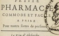 An illustration from La medecine aisée, contenant plusieurs remedes faciles & experimentez pour toute sorte de maladies internes & externes : avec une petite pharmacie commode... (1696)