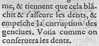 An illustration from Discours de la conservation de la veue , des maladies melancholiques, des catarrhes, et de la vieillesse. Composez par M. André du Laurens, Medecin ordinaire du Roy, et Professeur de sa Majesté en l’Université de Medecine à Montpellier. reveuz de nouveau et augmentez de plusieurs chapitres, (1597)